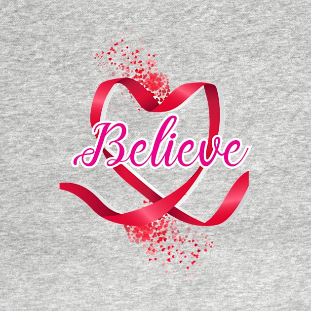 Believe Breast Cancer Awareness by macshoptee